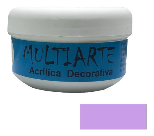 Pintura Manualidades Color Jacarandá Multiarte 200ml 0