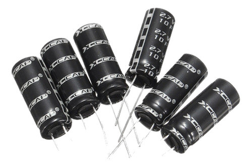 2.7v 6 X 10x26mm 10f Cilíndrico Faradio Super Ultra Condensa 0