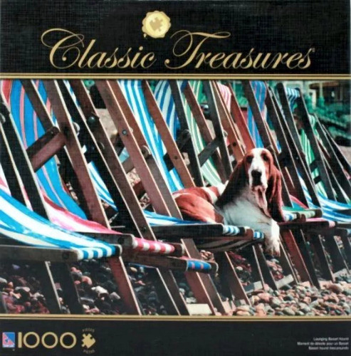 Puzzle Perro Basset Hound - 1000 Piezas - Classic Treasures 0
