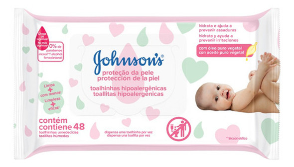 Toallitas Húmedas Johnson's Protección Piel Pack X24 Paq. 1