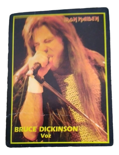 Carta, International Rock Cards, B. Dickinson,de Iron Maiden 0