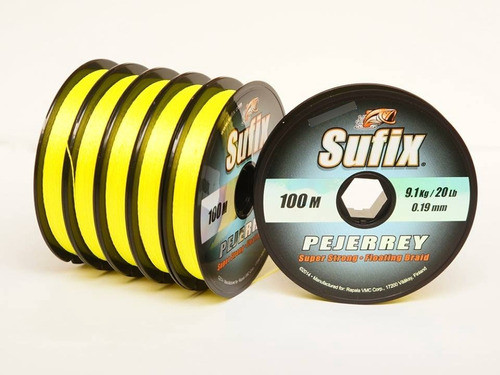Multifilamento Plano Sufix Pejerrey 0.13mm Blanco X 100m 0