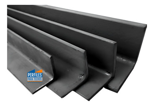 Angulo Conformado Chapa 35 X 35 X 3.2mm X 6m Negro Perfiles 0