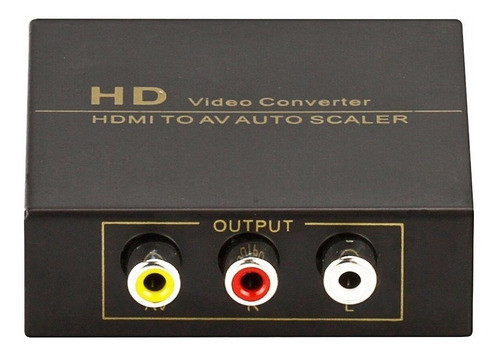 Adaptador De Vídeo Hdmi Para Av - Auto Scaler 1