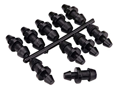 Raindrip 646050b Tapón De Riego Por Goteo 50pk De Doble Aguj 0