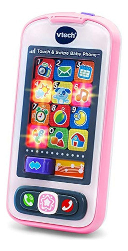 Vtech Touch And Swipe Baby Phone, Rosa 0