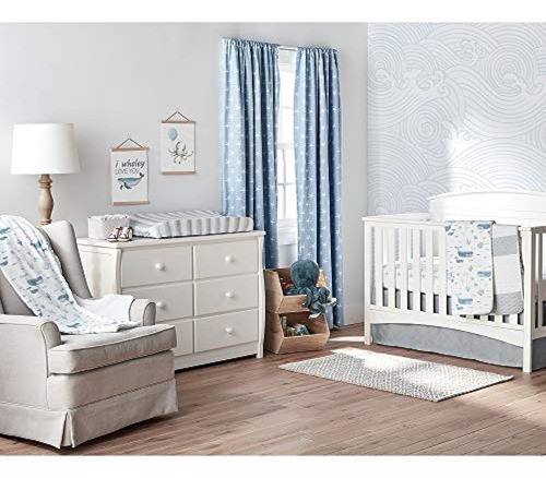 Lush Decor Baby Seaside Sherpa Manta, 30  X 40 , Azul 1