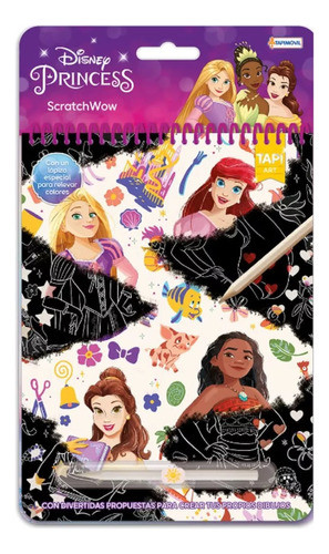Scratch Wow Lapiz Magico Colorear Dibujos Princesas Lelab 1