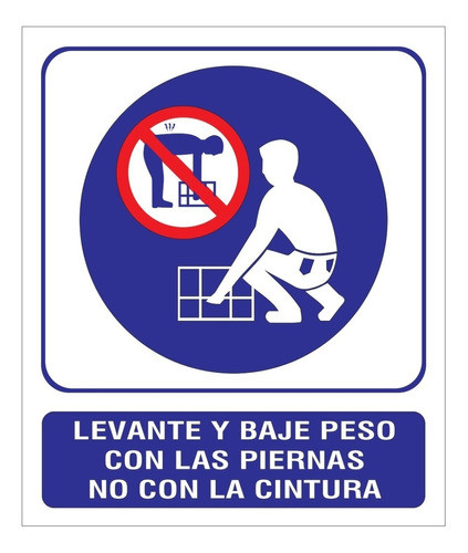 Cartel Levante Y Baje Peso Con Piernas 22x26 Alto Impacto 0