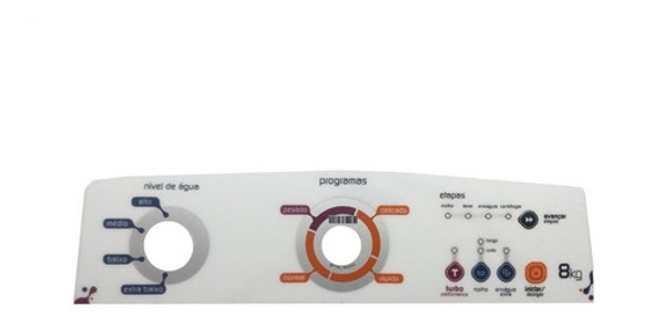 Painel Decorativo Original Lavadora Brastemp Bwb08 0