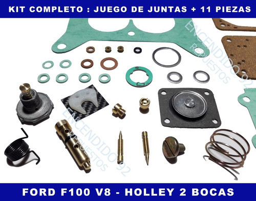 Kit Reparación Carburador - Holley 2 Bocas Ford F100 350 V8 1