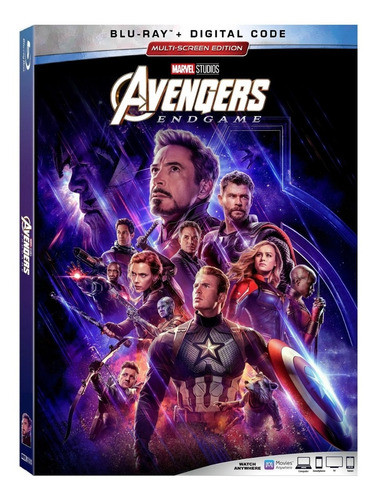 Blu Ray Avengers Endgame Original Marvel Dc 0