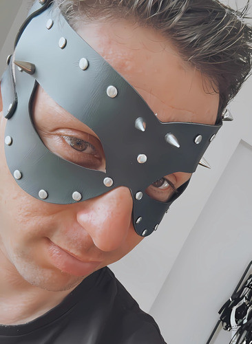Antifaz De Cuero Para Hombre O Mujer 1