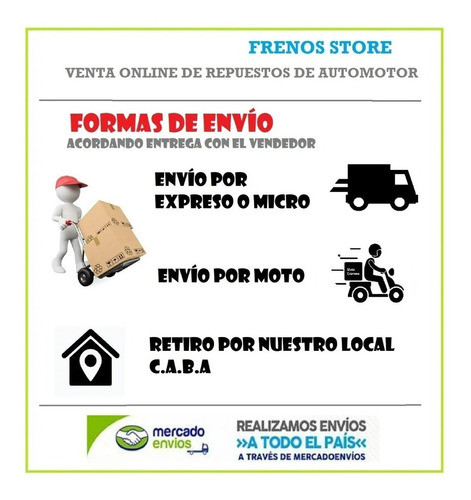 Cilindro De Freno Voyage Gol G5 2009/.. 1.0e 1.6 S/abs 15,87 1