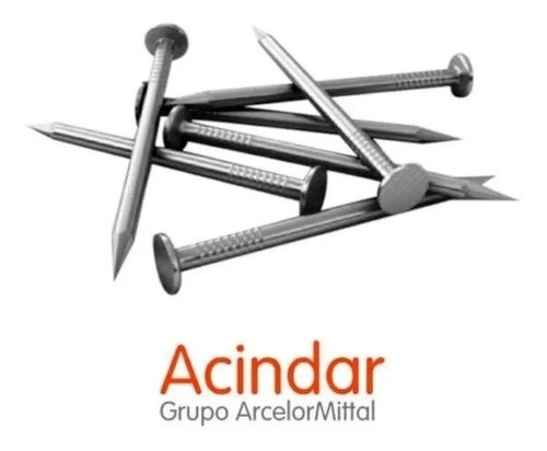 Clavo Punta Paris 2  Pulgadas Acindar Bolsa De 1 Kilo 1