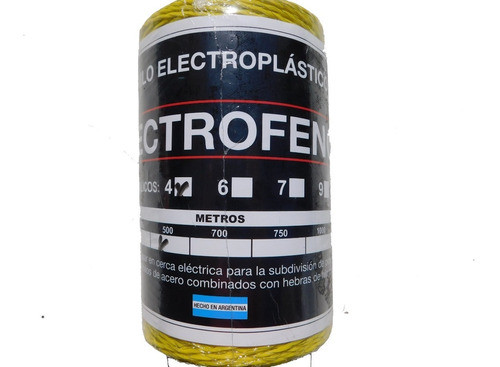 Hilo- Cable Electroplástico De 500 Metros Con 4 Conductores 0