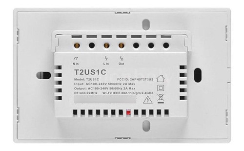Sonoff Interruptor De Pared 1 Botones Wifi + Rf 1