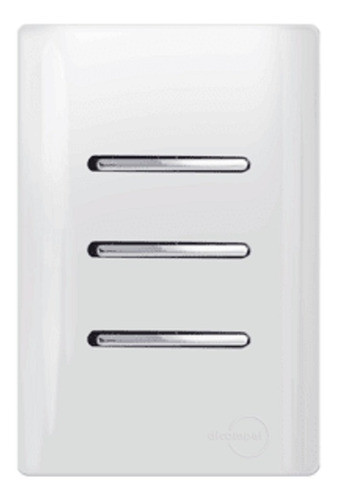 Interruptor 1 Simples E 2 Paralelo Branca Novara 0