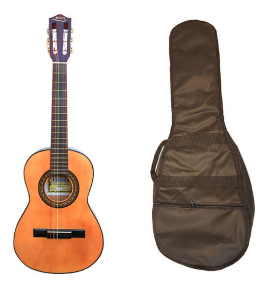 Guitarra Criolla Clásica Gracia Niño Para Niños + Funda 0