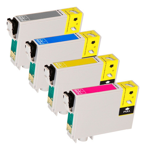 4 Cartuchos Epson Compativeis T140 Tx560 Tx620 T42wd 0
