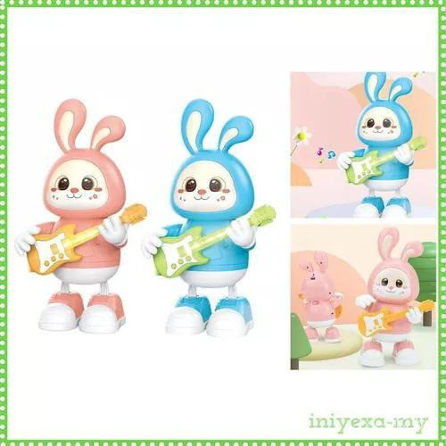 Coelho Dançante Luz Som Músical Kids Educacional Guitarra 1