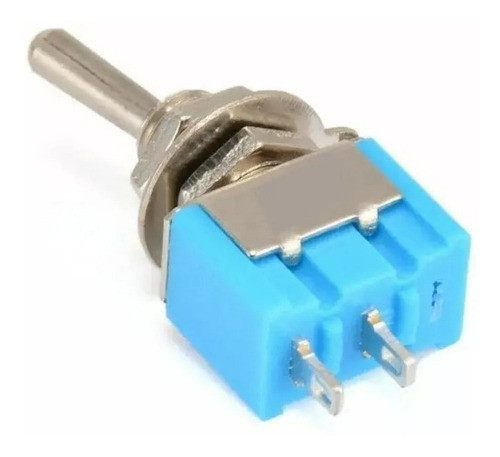 Pack X 10 Llave Palanca Interruptor On Off 2 Contactos Patas 0