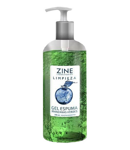 Zine Gel Espuma De Manzanas Verdes X 350 Ml 0