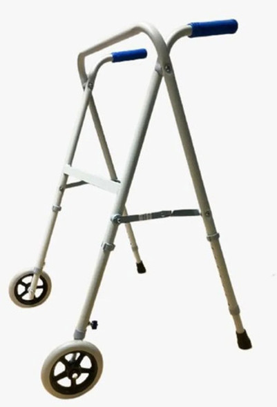 Andador Tijera Con Ruedas Plegable Regulable En Altura 0