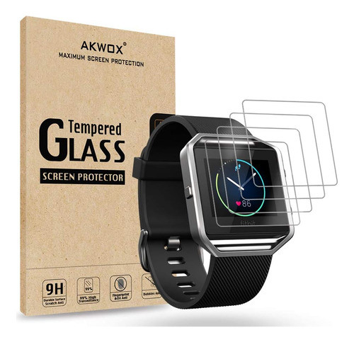 Protector De Pantalla De Vidrio Templado Para Fitbit Blaze 0