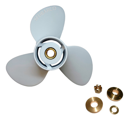 Hélice Yamaha 90/115hp 4t Passo 15 Com Espaçadores E Porca 0