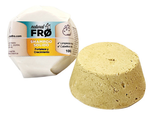 Shampoo Solido Crecimiento Y Fortaleza X 100g Naturalfro 0