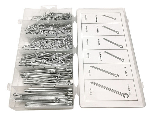 Conjunto De 555 Kit De Sortimento De Contrapino De 6 0