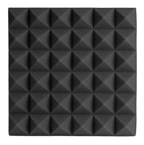 Panel Acústico Aislante 50x50x5 Piramidal Reductor De Ruido 0