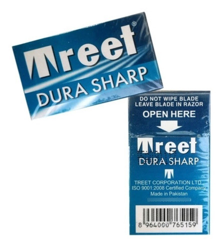 Hojas De Afeitar Doble Filo Treet / Super Max 1 Caja X 5 Uni 0