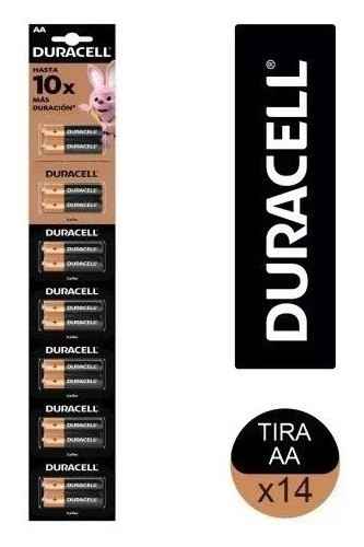 28 Duracell Tamaños Aa/aaa X 2 - 14 Unid Aa + 14 Unid Aaa 1