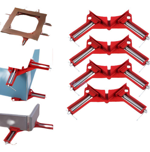 4 X Grado Derecho Ángulo Inglete Cuadro Marco Esquina Abraza 0