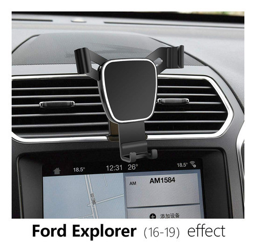 Lunqin Soporte Para Telefono Para Automovil Para Ford Expl 1