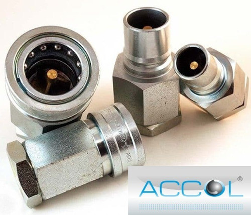 Acople Hidráulico Para Bateas, Volcadores - Cuerpo R. 1  Npt 0