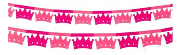 Guirnalda Corona Fucsia,rosa 3,6 M Largo 0