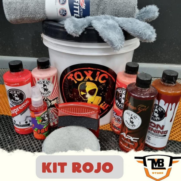 Kit De Lavado Red Auto Moto Completo 1 Kit De Lavado Red Auto Moto Completo 1