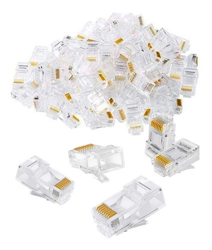 Fichas Rj45 Pack X 100 0
