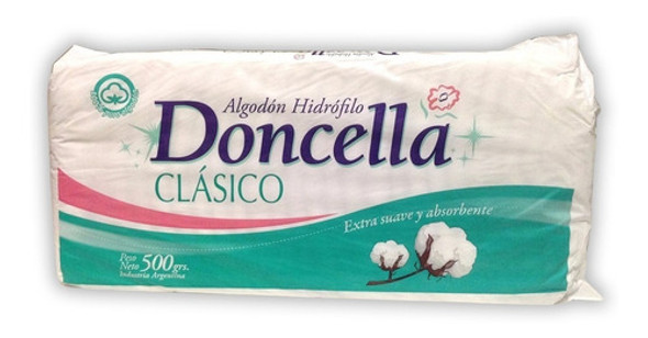 Algodon Hidrofilo Doncella X 500 Gramos 1