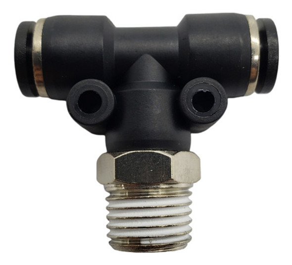 Conector Rápido Neumático Tee Rosca 1/8 Bspt Diam Tubo 4 Mm 0