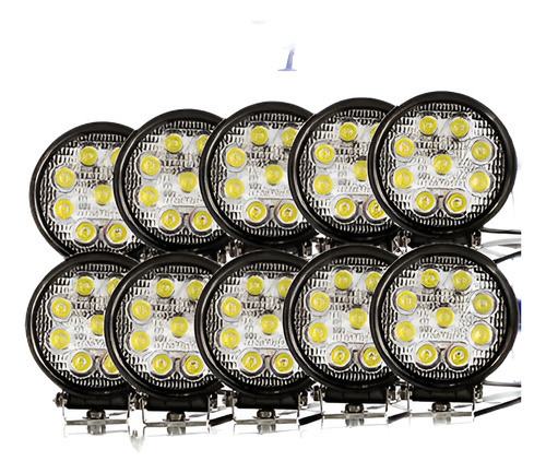 10pcs 27w Led Impermeable Cree Trabaja Flood Luz Spot Lámpar 0