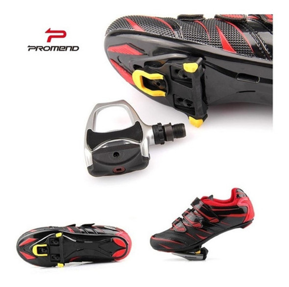 Calas Promend Para Pedales Ruta Compatible Shimano Nitrobike 1