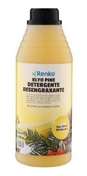 Klyo Pine Detergente Desengraxante Neutro Concen. Renko 1lt. 0 Klyo Pine Detergente Desengraxante Neutro Concen. Renko 1lt. 0