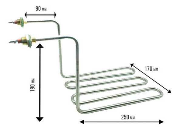 Resistência Elétrica Fritadeira Cadeirinha 3000w 220v Maior 1