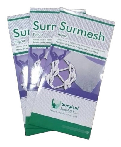 Malla Quirúrgica P/ Hernia Polipropileno Surmesh 30 X 30 Cm 0