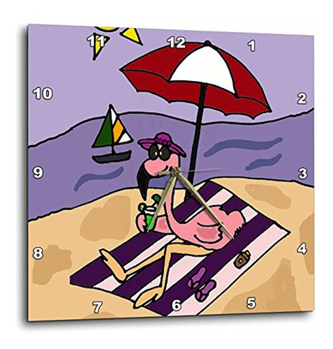 Todo Sonrisas Arte En La Playa  Divertido Rosa Flamenco En L 0