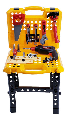 Banco De Herramientas Gigante De Pie Juguete Con Accesorios. 0